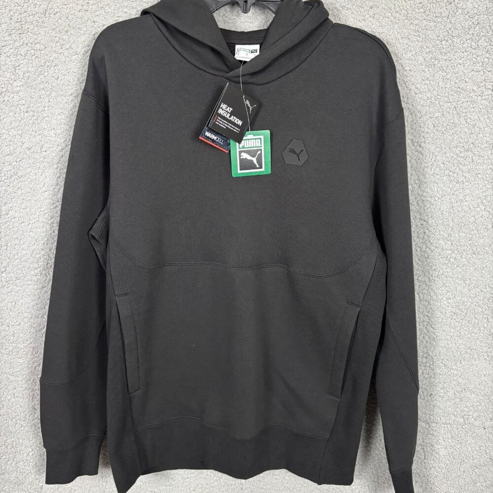 Puma Mens Warmcell Hoodie Sweatshirt Heat Insulation Black Medium New With Tag's